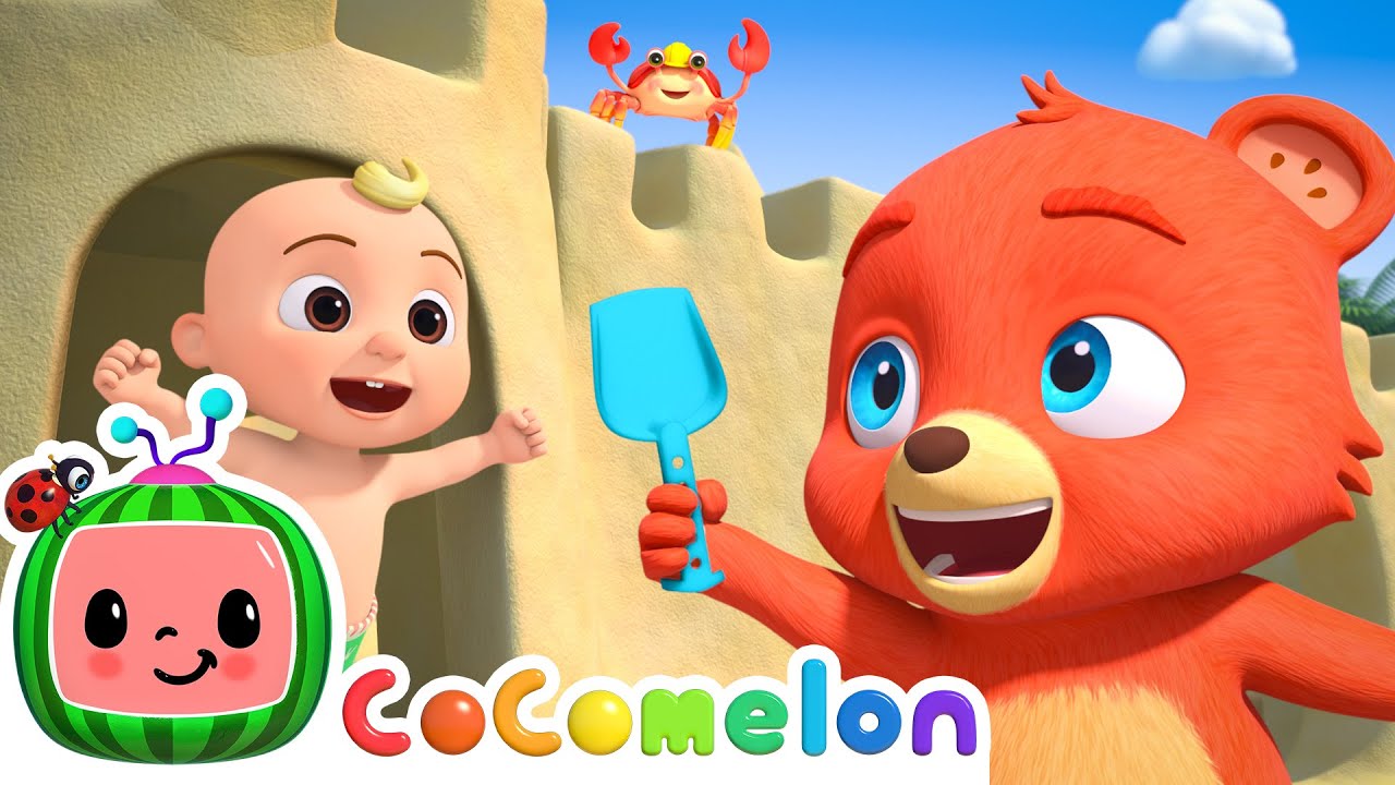 If You're Happy and You Know It 😃 Boba the Bear and JJ at the Beach | NEW ⛱️ CoComelon Animal Time img